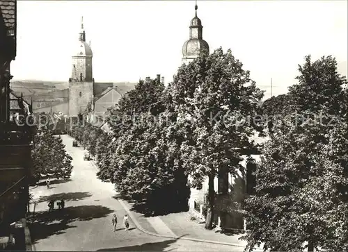 Buchholz Annaberg Annenkirche und kath Kirche Kat. Annaberg Erzgebirge