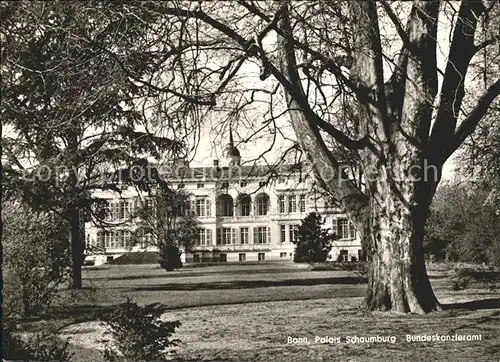 Bonn Rhein Palais Schaumburg Bundeskanzleramt Kat. Bonn