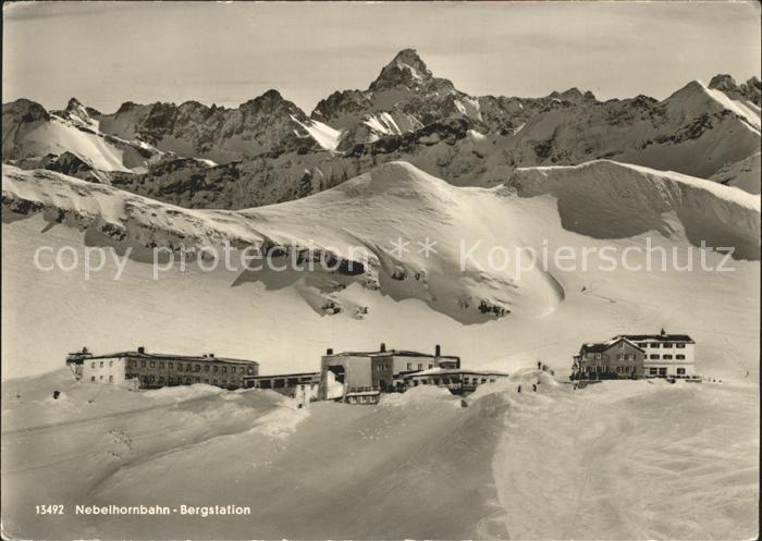 Nebelhornbahn Bergstation Berghotel Hoefatsblick Edmund Probst