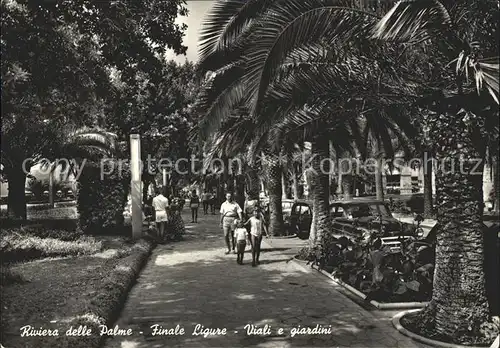 Finale Ligure Riviera delle Palme Viali e giardini / Italien /Italien