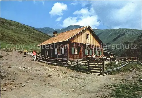 Sexten Sesto Suedtirol Rifugio Klammbachboden Dolomiten Kat. Bozen