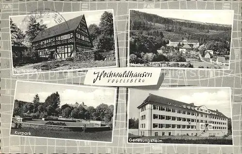Hochwaldhausen Ilbeshausen Teufelsmuehle Kurpark Genesungsheim Kat. Grebenhain