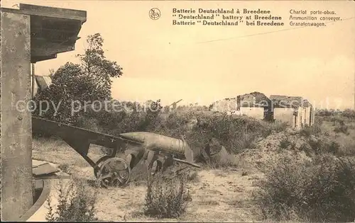 Breedene sur Mer Granatwagen Kat. Belgien