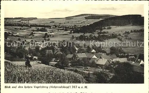 Hoherodskopf Hoher Vogelsberg Kat. Schotten