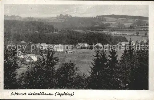 Hochwaldhausen Ilbeshausen Panorama Luftkurort Kat. Grebenhain