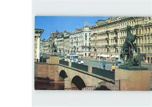 St Petersburg Leningrad Newskij Prospekt / Russische Foederation /Nordwestrussland