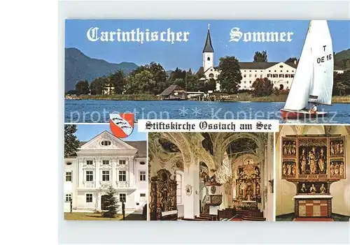 Ossiachersee Stiftskirche Details Carinthischer Sommer Kat. Ossiach