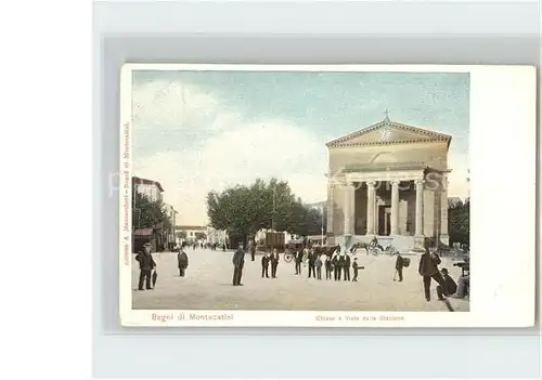 Bagni di Montecatini Chiesa e Viale della Stazione