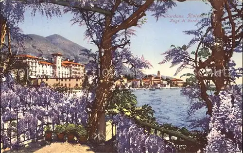 Gardone Riviera Lago di Garda Teilansicht Kat. Italien