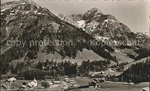 Baad Mittelberg Kleinwalsertal Alpengasthof Noris Huette Baerenkopf Widderstein  Kat. Mittelberg