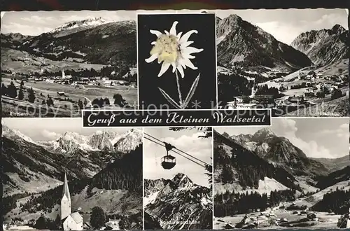 Riezlern Kleinwalsertal Vorarlberg und Umgebung Panorama Kleines Walsertal Edelweiss Kat. Mittelberg
