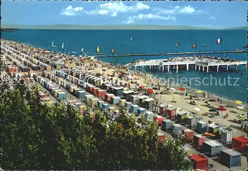 Grado Strand Seebruecke Kat. Italien