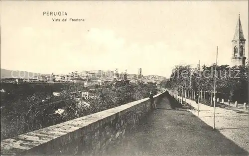 Perugia Umbria Vista dal Frontone Kat. Perugia