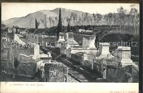 Pompei Via delle Tomba