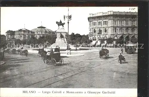 Milano Marittima Lago Cairoli e Monumento a Giuseppe Garibaldi Kat. Cervia