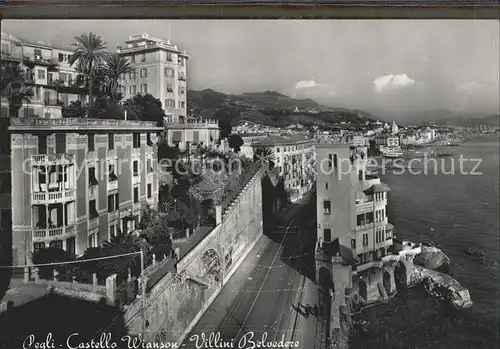 Pegli Castello Wianson Villini Belvedere Kat. Genua Genova
