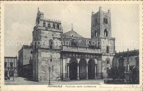 Monreale Facciata delle Cattedrale Kat. Italien