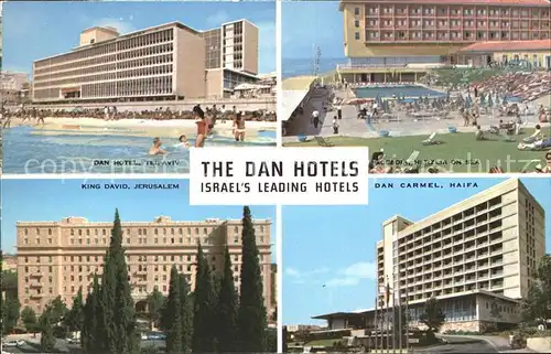Israel The Dan Hotels Jerusalem Haifa Tel Aviv Kat. Israel