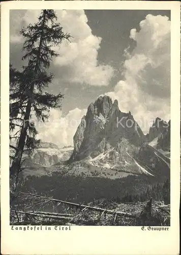 Langkofel Sassolungo  Kat. Dolomiten