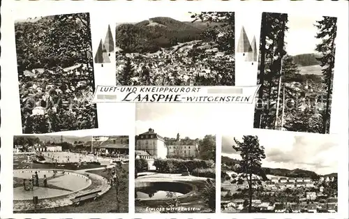 Laasphe Schloss Wittgenstein Kurpark  Kat. Bad Laasphe