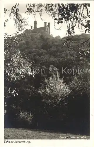 Foto Zeitz F.G. Nr. 1485 Schloss Schaumburg  Kat. Berchtesgaden