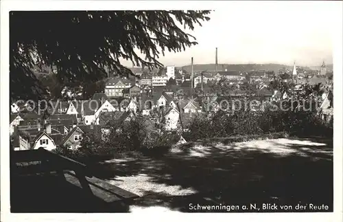 Schwenningen Neckar Blick von der Reute Kat. Villingen Schwenningen