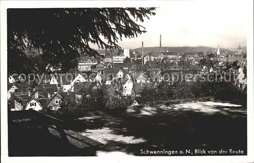 Schwenningen Neckar Blick von der Reute Kat. Villingen Schwenningen