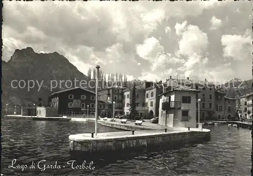 Torbole Lago di Garda Bootssteg Kat. Italien