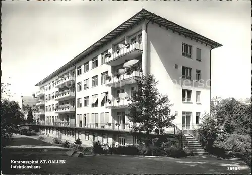 St Gallen SG Kantonsspital Infektionshaus Kat. St Gallen