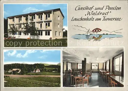 Lauchenholz St Veit Gasthof Pension Waldrast Gastraum