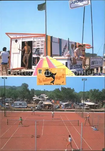 Sant Pere Pescador Camping Caravaning La Ballena Alegre Tennis Kat. Costa Brava Spanien