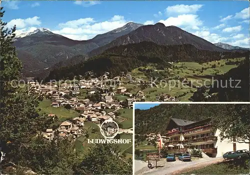 Truden Trodena Suedtirol Panorama Hotel Pension Ludwigshof Kat. Truden im Naturpark Dolomiten