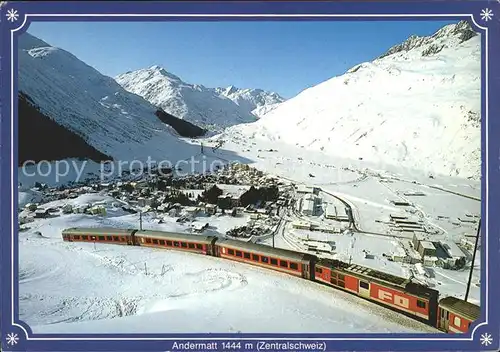 Furka Oberalp Bahn Andermatt Urserental Kat. Eisenbahn