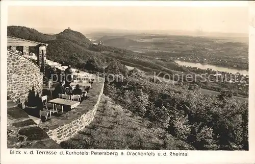 Foto Zeitz F.G. Nr. 2277 Kurhotel Petersberg Drachenfels Rheintal  Kat. Berchtesgaden