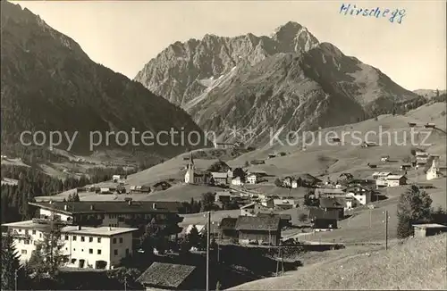 Hirschegg Kleinwalsertal Vorarlberg Ortsansicht Kat. Mittelberg