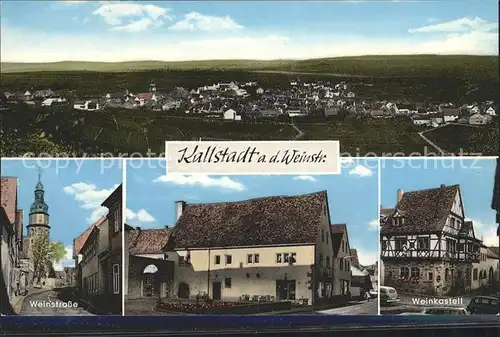Kallstadt Odenwald Totalansicht Weinstrasse Winzergenossenschaft Weinkastell Kat. Birkenau