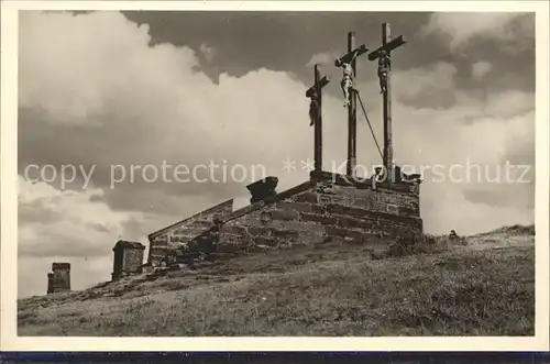 Kreuzberg Rhoen Kloster Golgatha Gruppe  Kat. Gersfeld (Rhoen)