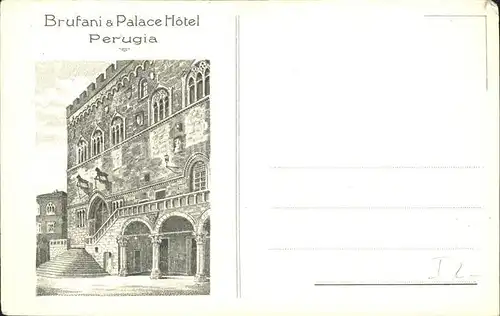 Perugia Umbria Brufani und Palace Hotel Kat. Perugia