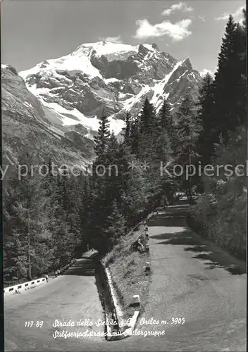 Stilfserjoch mit Ortlergruppe Kat. Italien