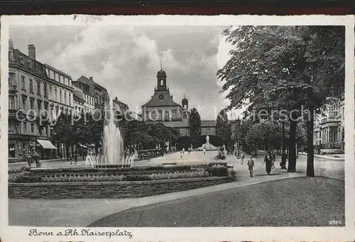 Bonn Rhein Kaiserplatz Springbrunnen Kat. Bonn