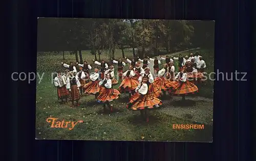 Tatry Vysoke Gebirge Ensemble de chants et de danses Polonais Kat. Slowakische Republik