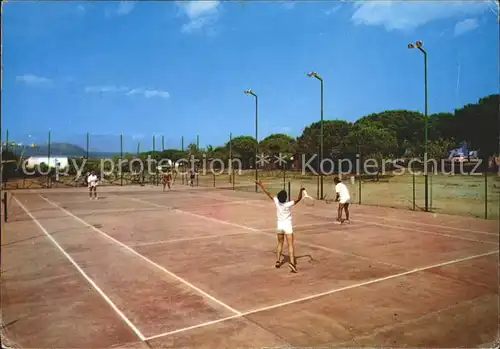 Costa Brava Tennisplatz Kat. Spanien