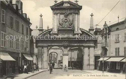 Nancy Lothringen Porte Saint Nicolas Kat. Nancy