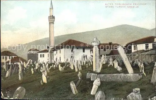 Yugoslavie Jugoslawien alter tuerkischer Friedhof Kat. Serbien