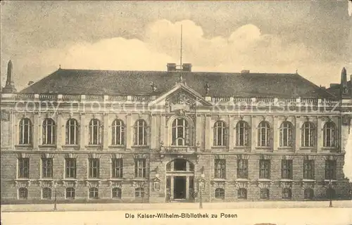 Posen Poznan Kaiser Wilhelm Bibliothek / Poznan /