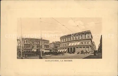 Alexandrie Alexandria La Bourse Kat. Aegypten