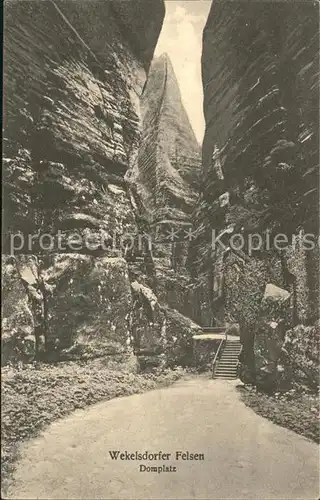 Wekelsdorf Teplice nad Metuji Wekelsdorfer Felsen Domplatz