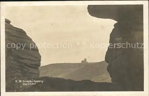 Riesengebirge Sausteine Kat. Tschechische Republik