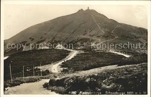 Riesengebirge Schneekoppe Kat. Tschechische Republik