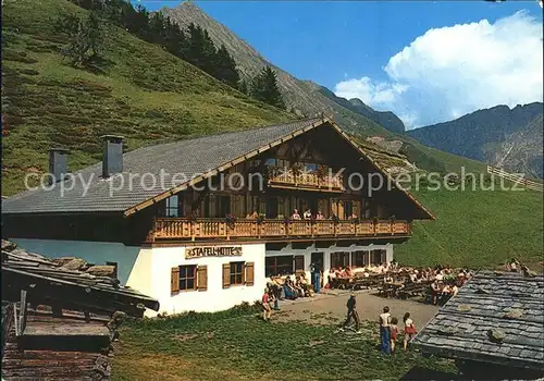 Schenna Meran Stafell Huette Hirzergebiet Terrasse Kat. Italien